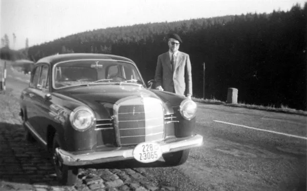 William Hannaher and his MY1959 Mercedes-Benz 180.